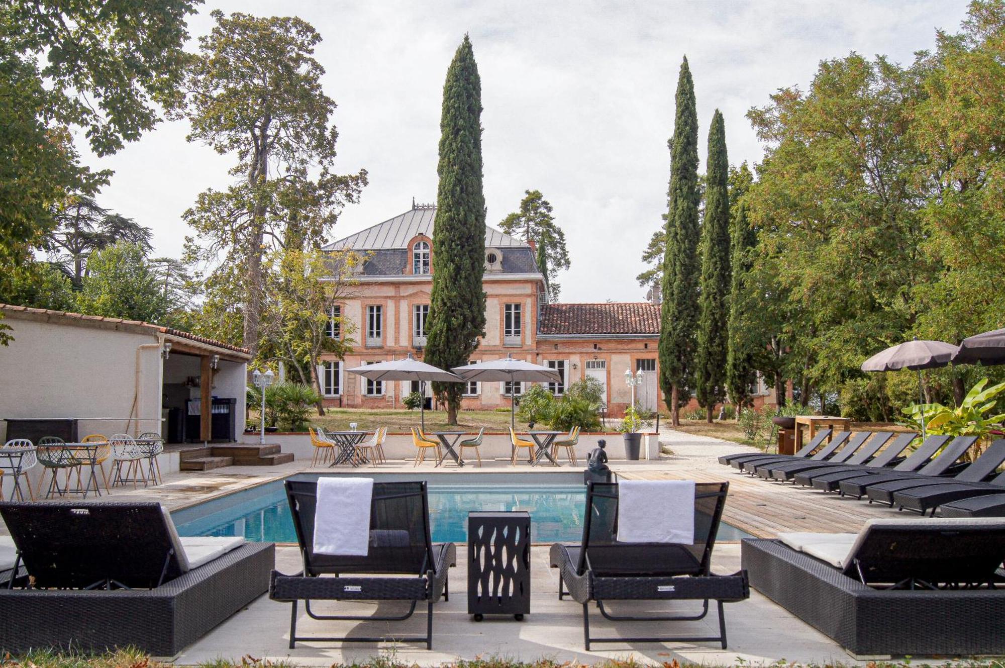 Chateau Lamothe Baziege Buitenkant foto